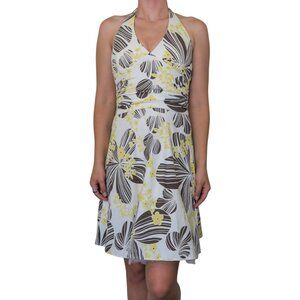 Vintage 90s Ruby Rox Floral Halter Mini Dress